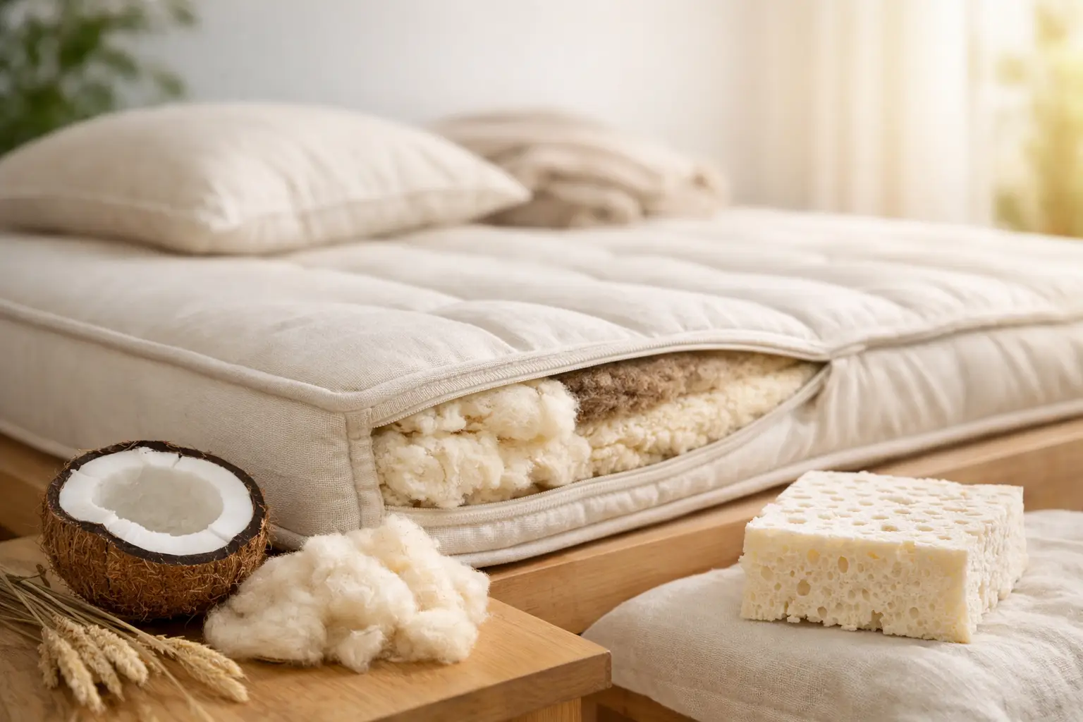 Natuurlijk matras zonder chemicaliën kiezen